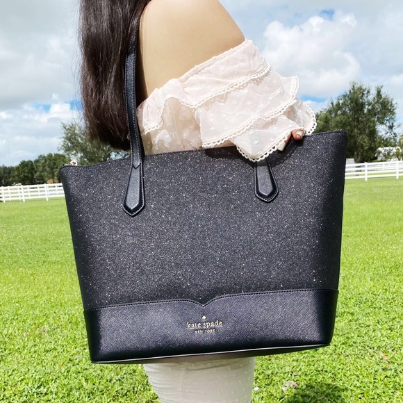 💕NWT Kate Spade Glitter Tote - Picture 2 of 3